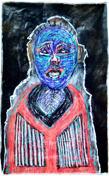 Untitled, 2024 Mixed media on paper 22 × 35